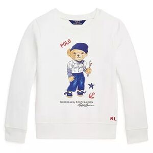 Polo Ralph LaurenBig Girls Polo Bear Fleece Sweatshirt size L (12 - 14)